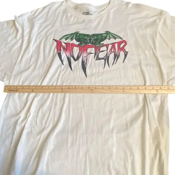 NWT No Fear Vintage Gargoyle Graphic S/S Tee 100% Cotton Men’s Size XXL - Picture 4 of 8